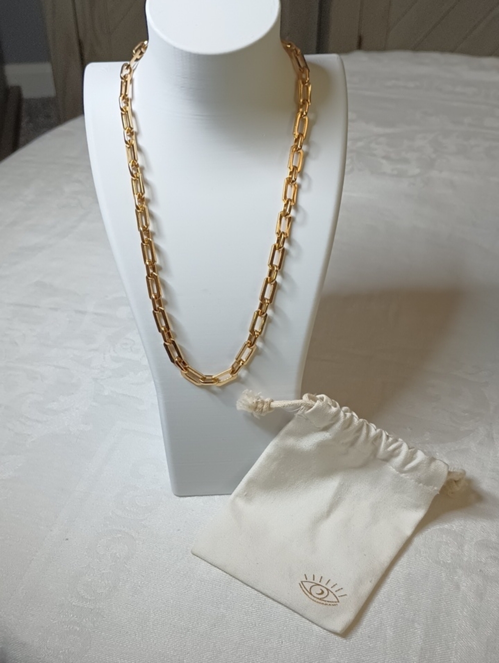 Gold Link Chain Necklace - Women Jewelry